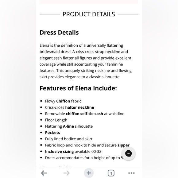 Beautiful Kennedy Blue bridesmaid or prom dress. Size 4 , color rosewood. - Picture 3 of 4